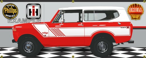 1974 scout rallye red - ih,