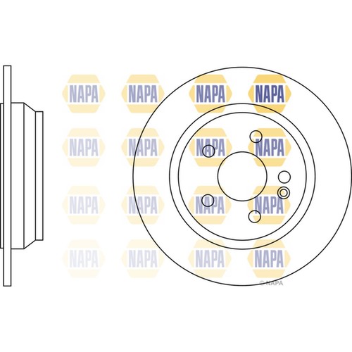 Brake discs solid for - 2x,