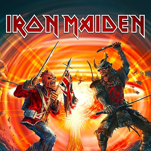 Iron maiden athens banner - maiden, huge