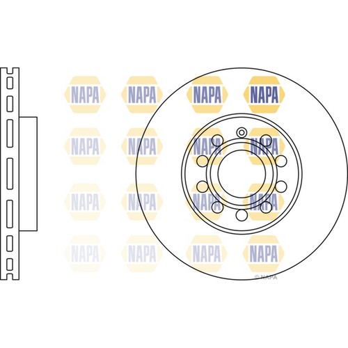 Brake discs vented for - 2x,