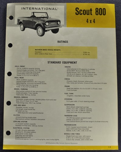 1966 international truck scout - 1966,