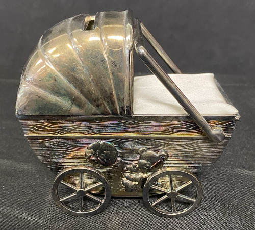 Metal pram baby carriage - metal,
