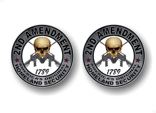 2nd amendment decals - 4",