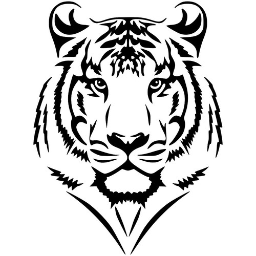 Tiger head animal - head,,