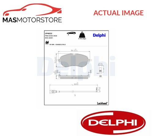 Brake pads set - pads, pad